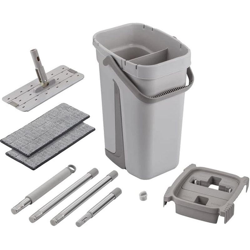 mop flat menalux com refil cinza a23217301