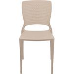 cadeira tramontina ana cor areia 92028120