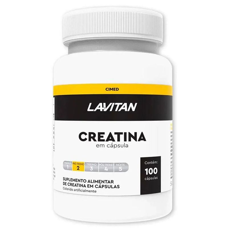 creatina lavitan 100 cápsulas