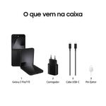 smartphone samsung z flip 7 fe tela 6,7" amoled 8gb ram 256gb preto