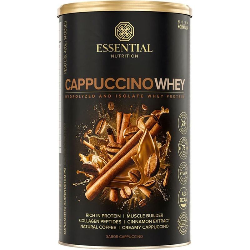 whey cappuccino essential nutrition 420g