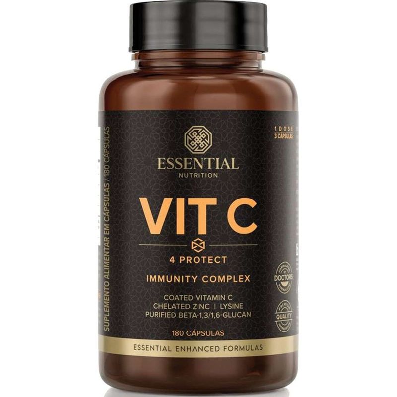 vit c 4 protect essential nutrition 180 cápsulas