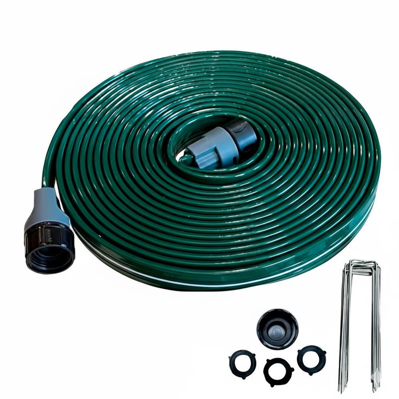 kit mangueira de irrigação de jardim watoo 7,62 metros verde a-bi