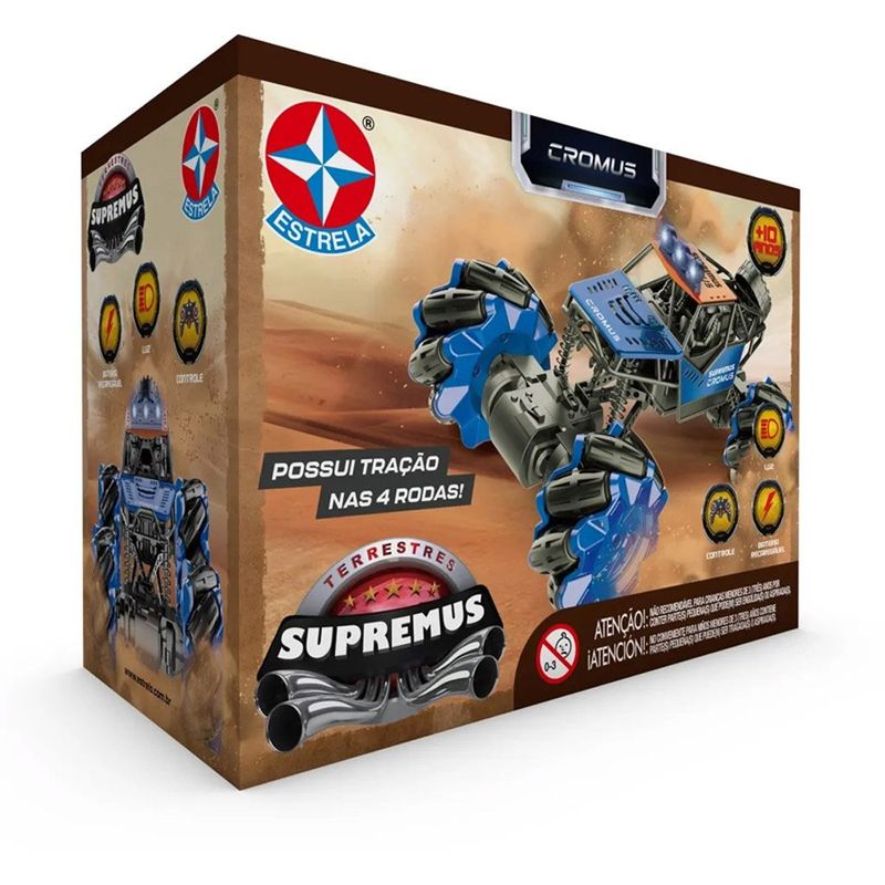 carrinho de controle remoto estrela supremus cromus 1302259800140