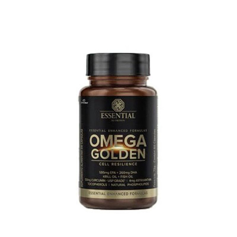 omega golden essential nutrition 60 cápsulas