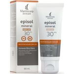 protetor solar mantecorp episol mineral fps30 com cor 60ml