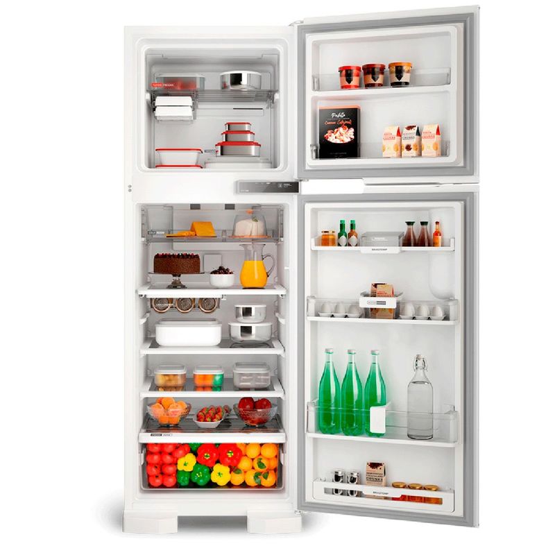 geladeira brastemp frost free duplex 375 litros compartimento extrafrio branca brm44hb