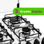 fogão 4 bocas consul automático bivolt branco cfo4nab