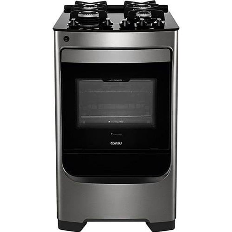 fogão 4 bocas consul automático bivolt inox cfo4var