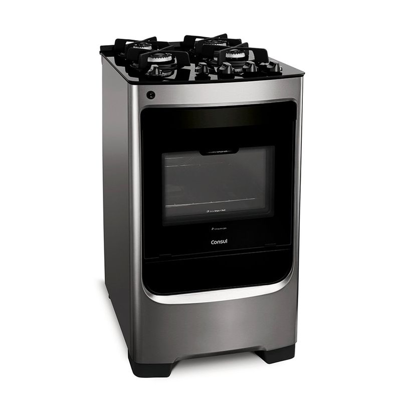 fogão 4 bocas consul automático bivolt inox cfo4var