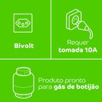 fogão 4 bocas consul automático bivolt inox cfo4var