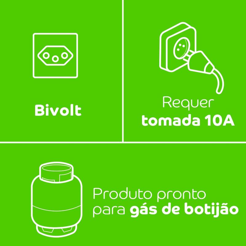 fogão 4 bocas consul automático bivolt inox cfo4var