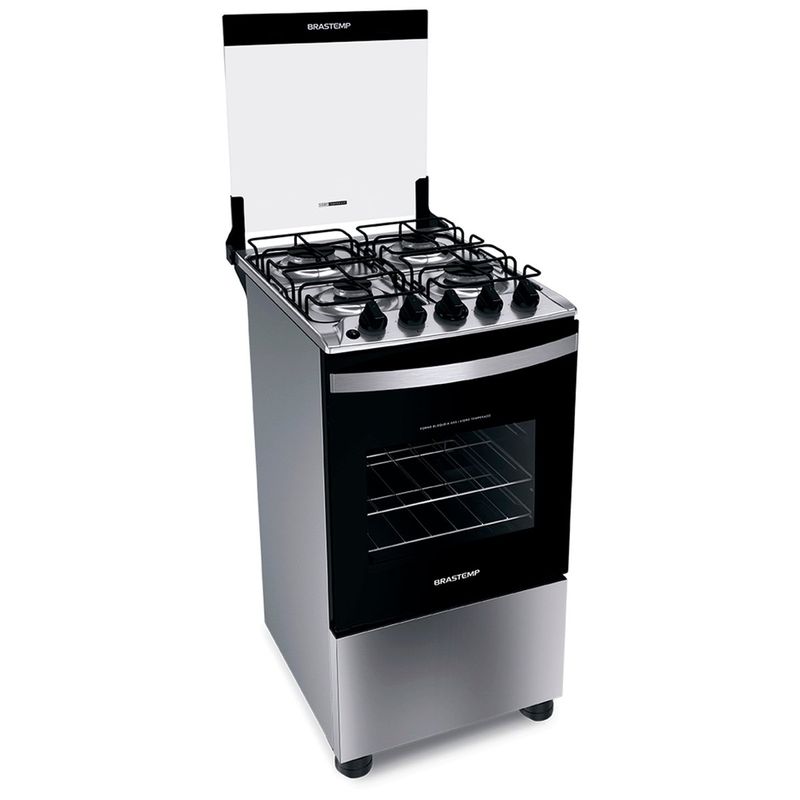 fogão 4 bocas brastemp automático bivolt inox bfo4nbr