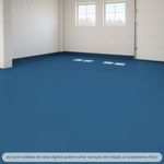 tinta acrílica piso iquine premium fosco 3,6 litros diapiso azul profundo (mp)