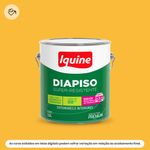 tinta acrílica piso iquine premium fosco 3,6l diapiso amarelo demarcação (mp)