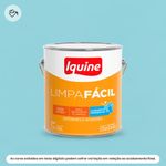 tinta acrilica iquine standard semibrilho 3,2l limpa fácil 047 azul celeste (mp)