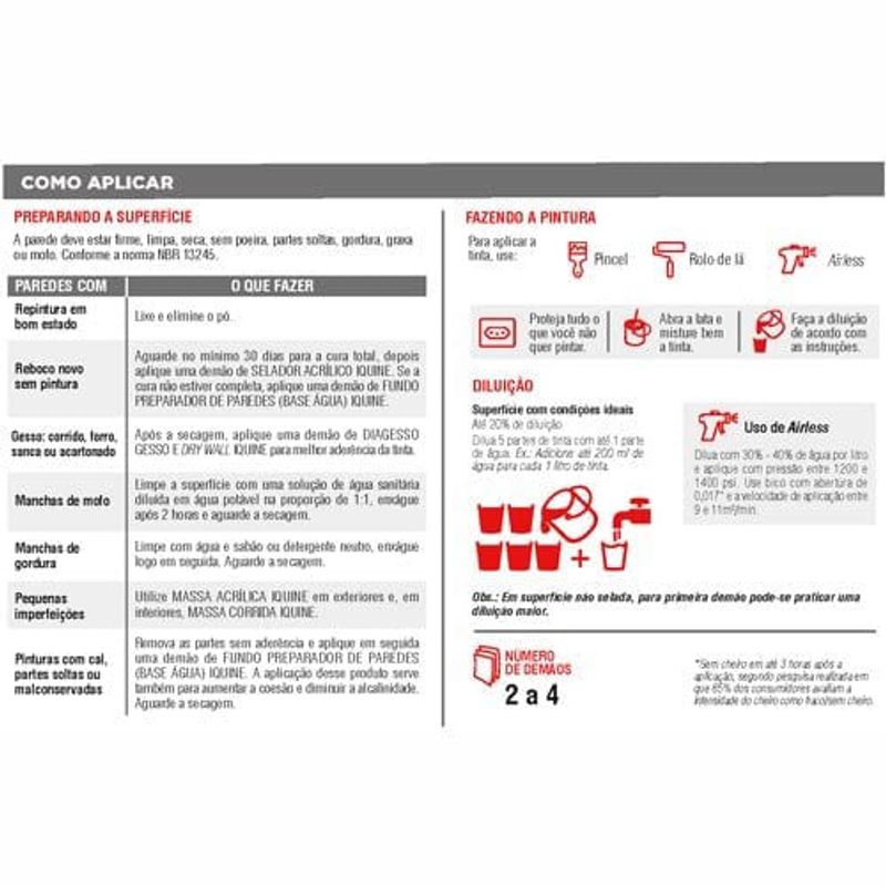 tinta acrilica iquine standard semibrilho 3,2l limpa fácil 1444 mato grosso (mp)