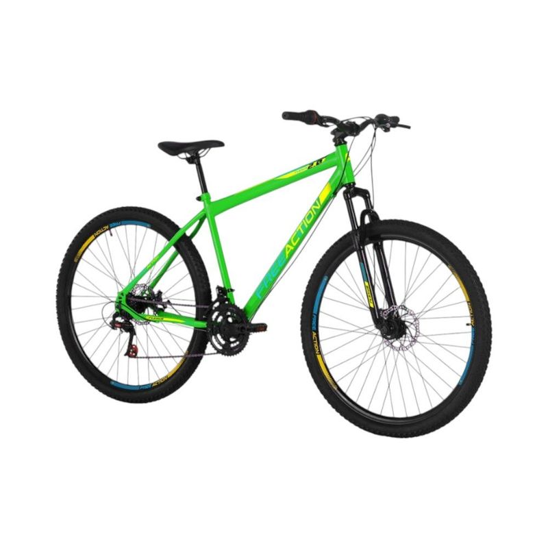 Bicicleta Free Action Flexus Aro 29 21 Velocidades Verde Kawasaki (MP)