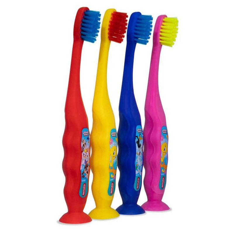 escova dental infantil bitufo looney tunes macia 1 unidade sortido