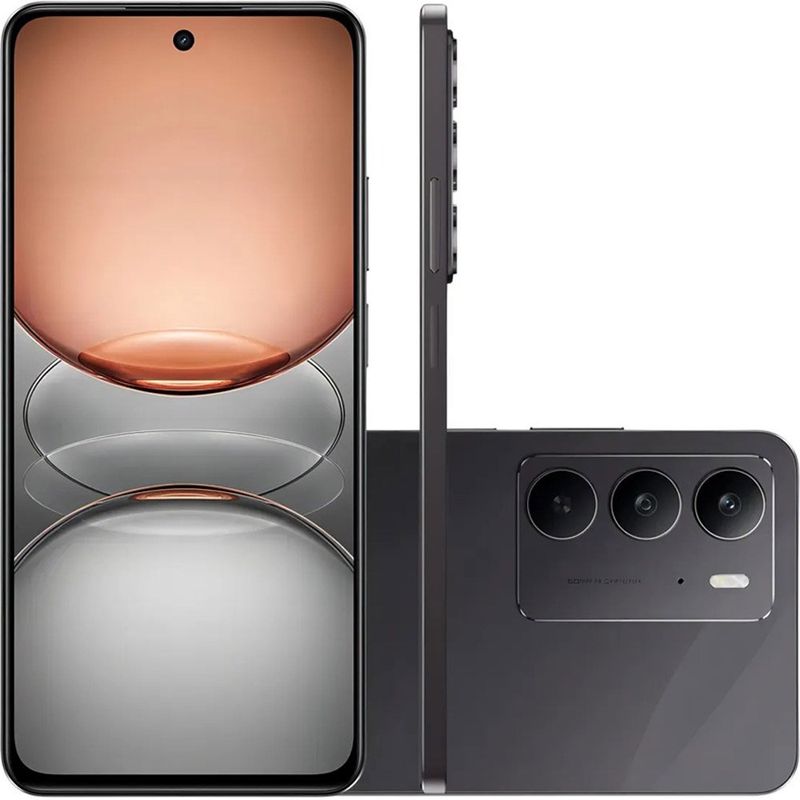 smartphone realme c75 5g tela 6,67" 8gb ram 256gb com nfc preto