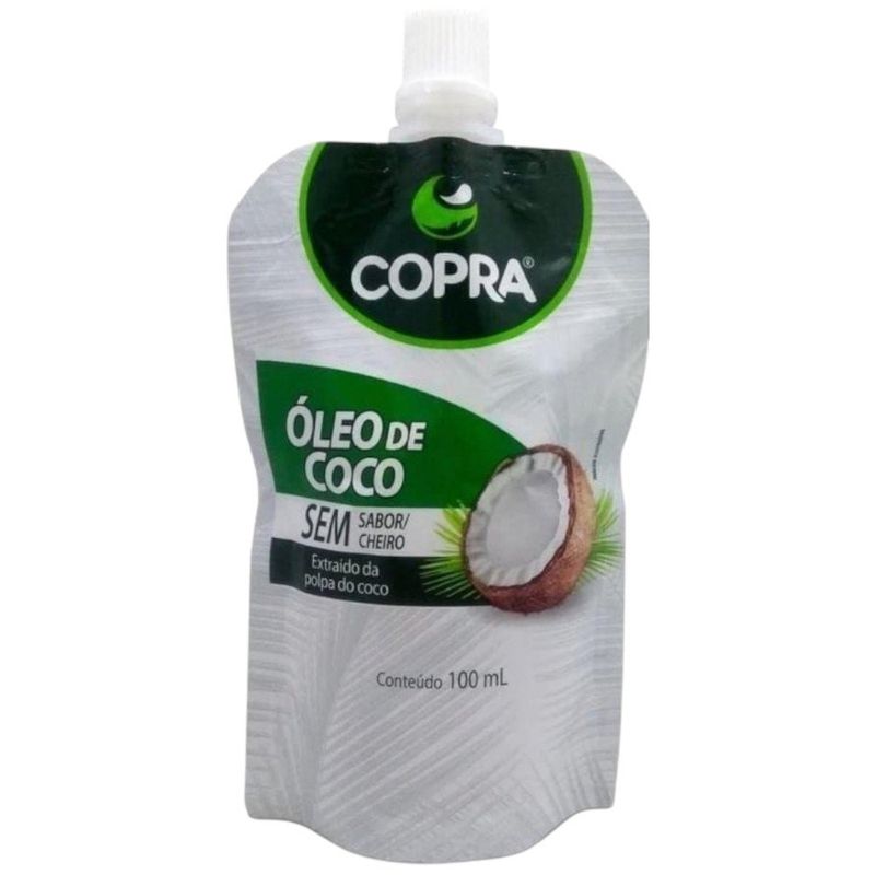 óleo de coco copra sem sabor e cheiro 100ml