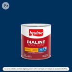 tinta esmalte iquine a base dagua premium alto brilho 800ml dialine topa tudo 048 azul del rei (mp)