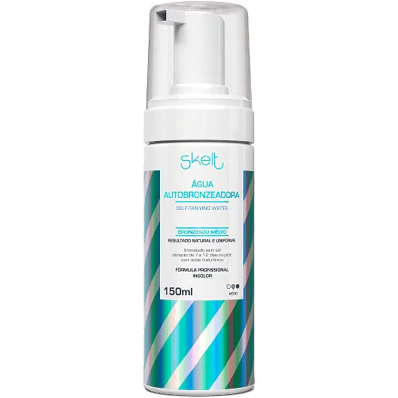 água autobronzeadora skelt red carpet glow 150ml