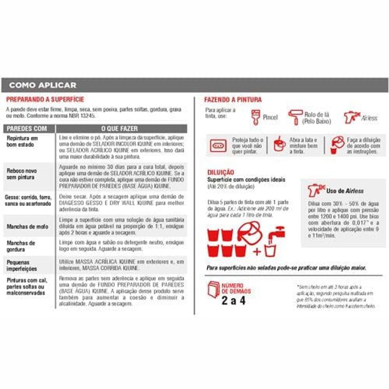 tinta acrilica iquine premium acetinado 16l seda super lavavel 003 branco gelo (mp)