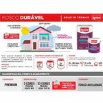tinta acrilica iquine premium fosco-aveludado 3,2l fosco duravel 003 branco gelo (mp)