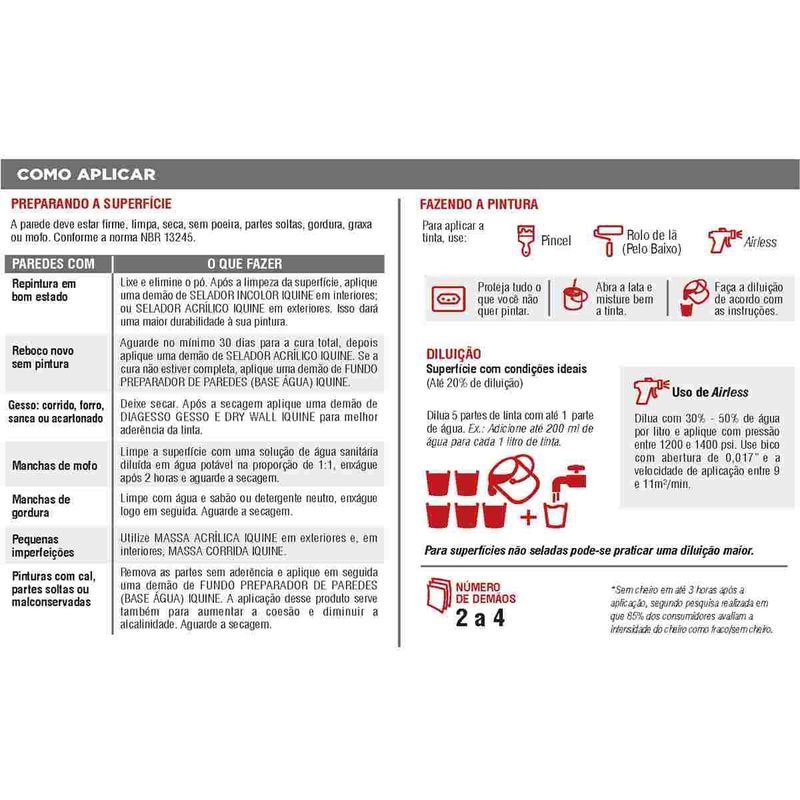 tinta acrílica iquine premium acetinado 16 litros seda super lavável 015 areia (mp)