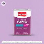 tinta acrílica iquine premium fosco-aveludado 16 litros fosco durável 2201 violeta (mp)