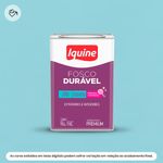 tinta acrílica iquine premium fosco-aveludado 16 litros fosco durável 047 azul celeste (mp)