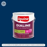 tinta esmalte iquine sintético premium alto brilho 3l dialine seca rápido azul del rei (mp)