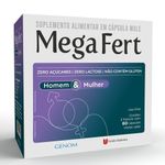 suplemento alimentar mega fert homem e mulher 120 cápsulas genom