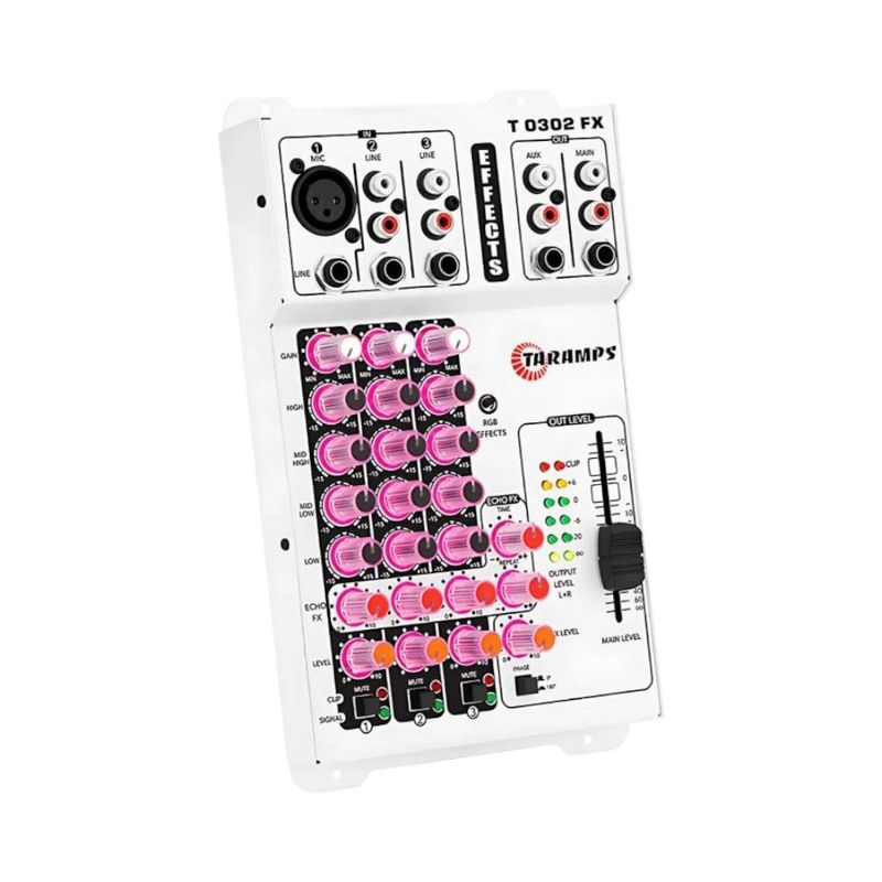 mesa de som automotiva taramps t 0302 fx multicolor (mp)