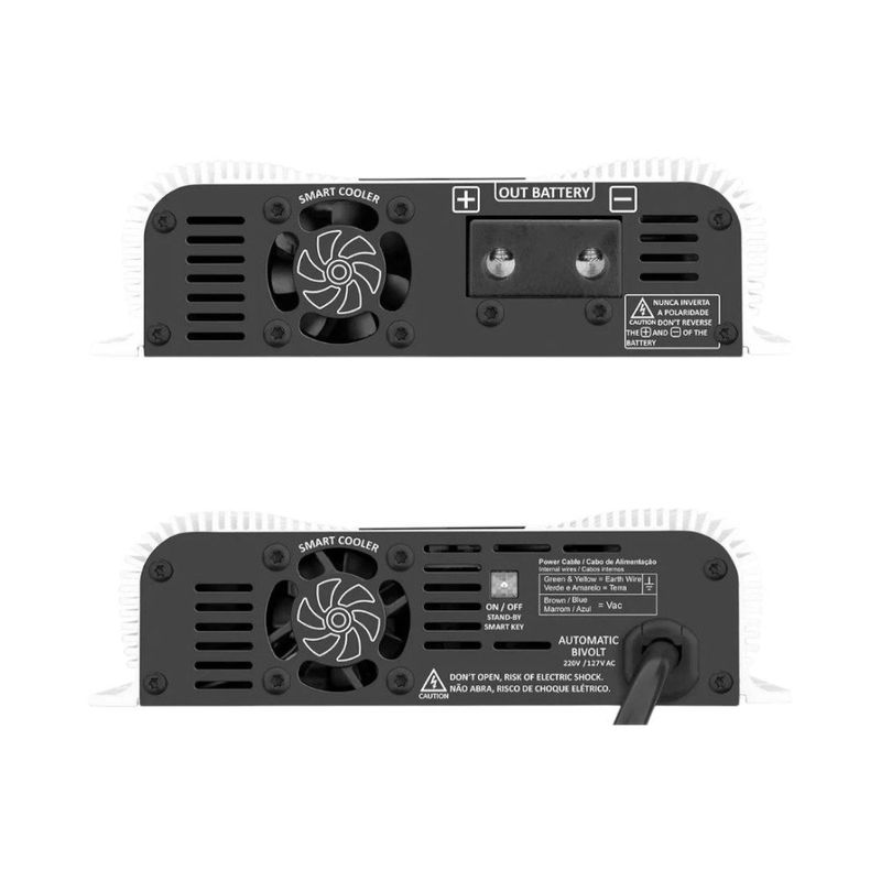 fonte automotiva taramps smart charger 100/130a dynamic (mp)