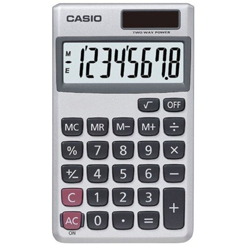 calculadora casio cinza sl-300sv a-bi