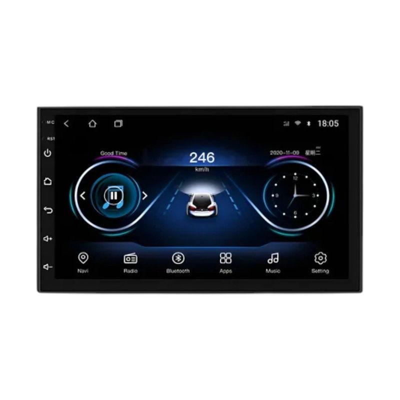 central multimídia kx3 carplay android 13 7 2din 32gb krc4100 (mp)