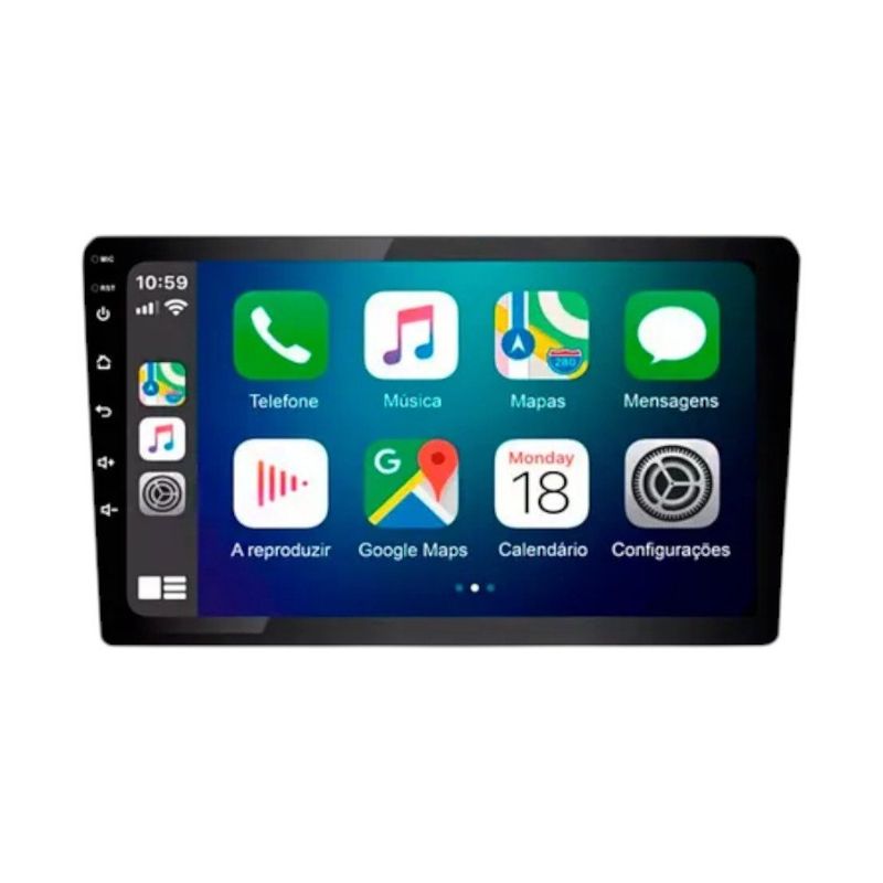 central multimídia kx3 carplay android 13 9 2din 32gb krc5000 (mp)