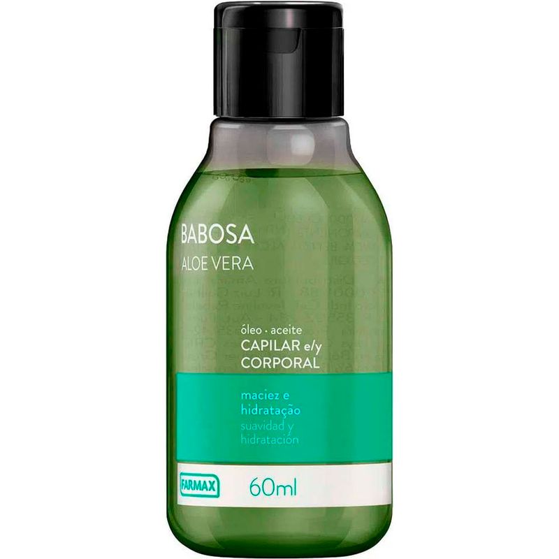 óleo farmax capilar e corporal babosa 100ml