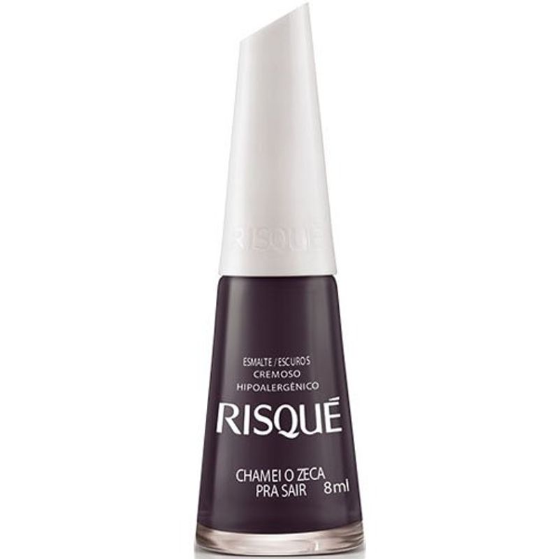 esmalte risqué cremoso chamei o zeca pra sair 8ml
