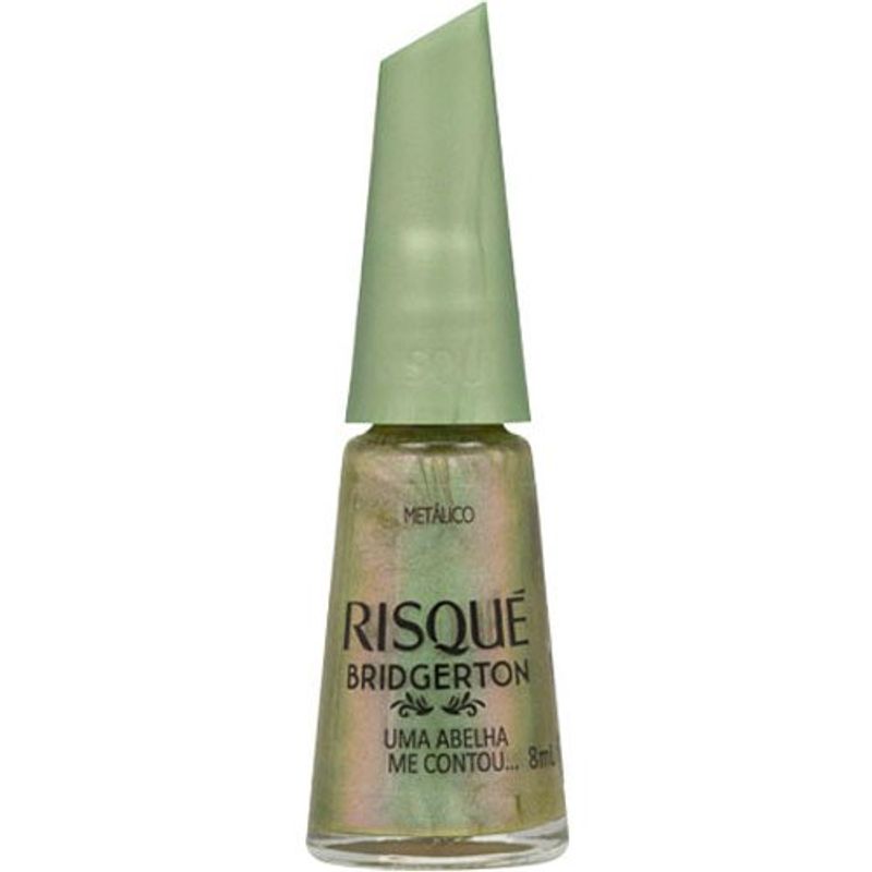 esmalte risqué metálico bridgerton uma abelha me contou 8ml