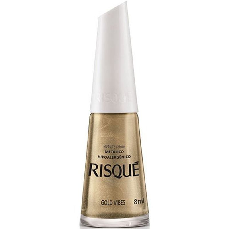 esmalte risqué metálico gold vibes 8ml