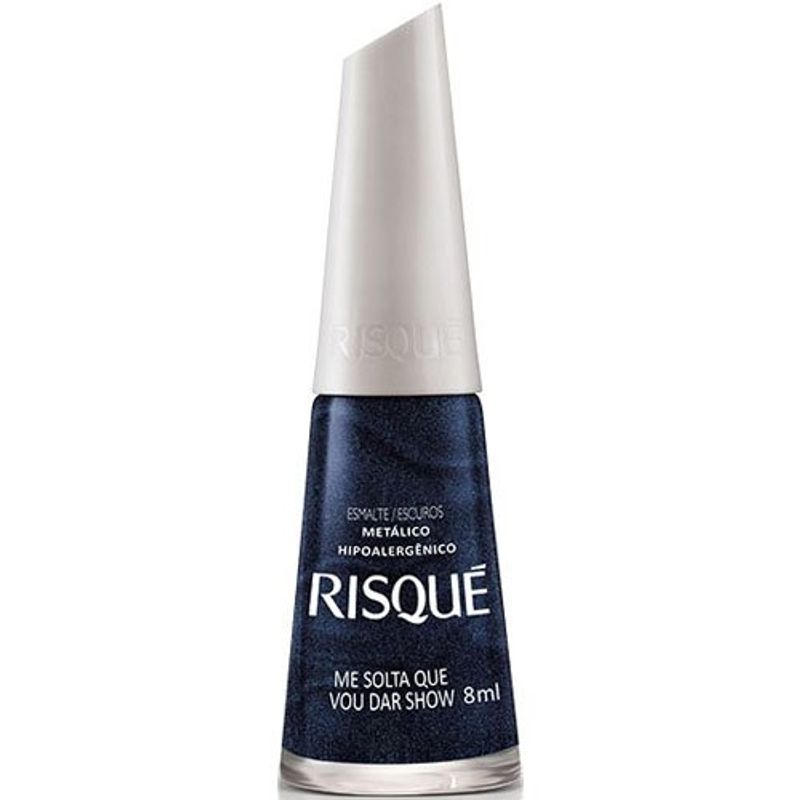 esmalte risqué metálico me solta que vou dar show 8ml