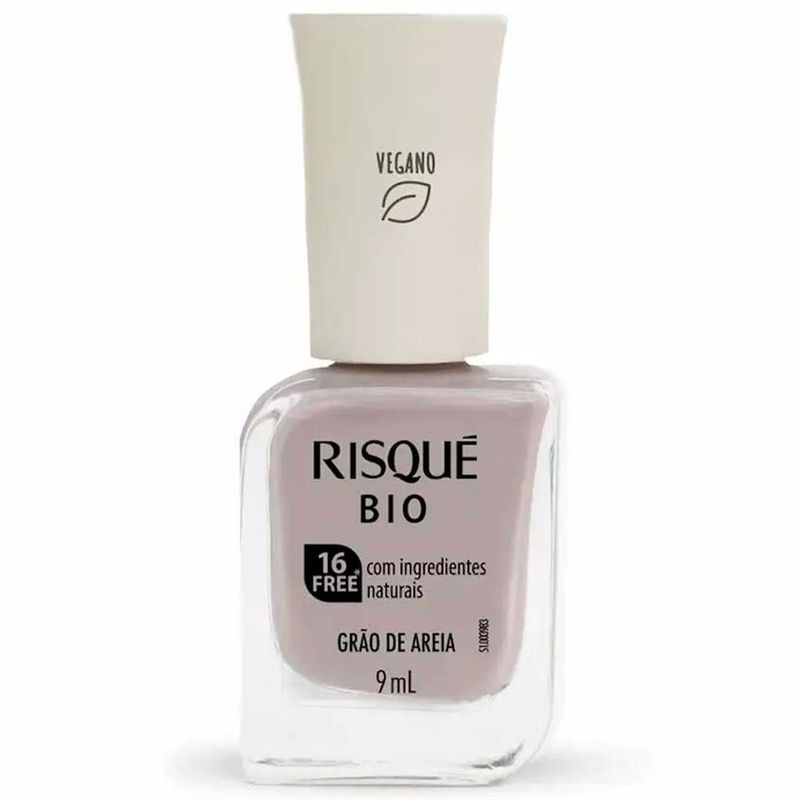 esmalte risqué cremoso bio grão de areia 9ml