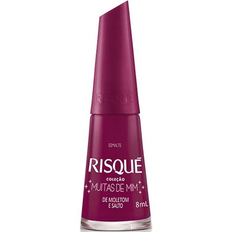 esmalte risqué cremoso de moletom e salto 8ml