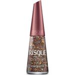esmalte risqué glitter dona da festa 8ml