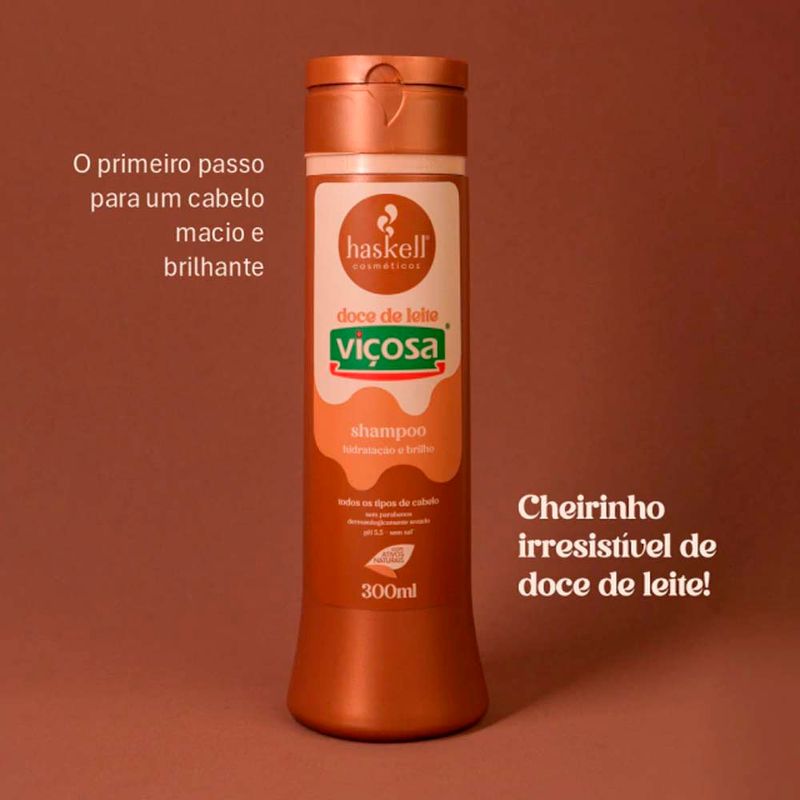 shampoo haskell doce de leite viçosa 300ml