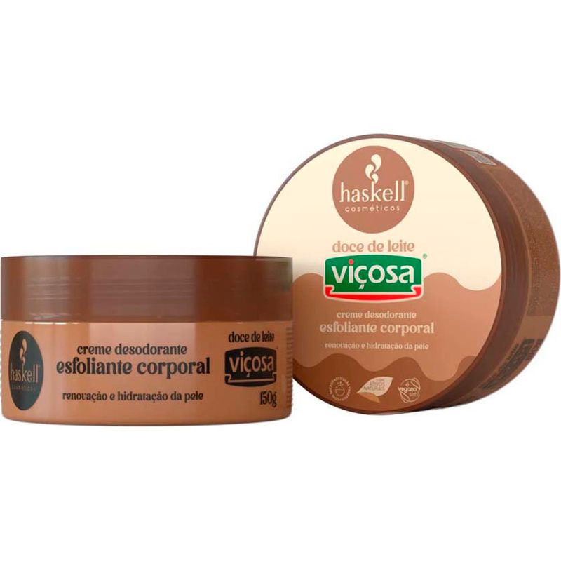 esfoliante corporal doce de leite viçosa 150g