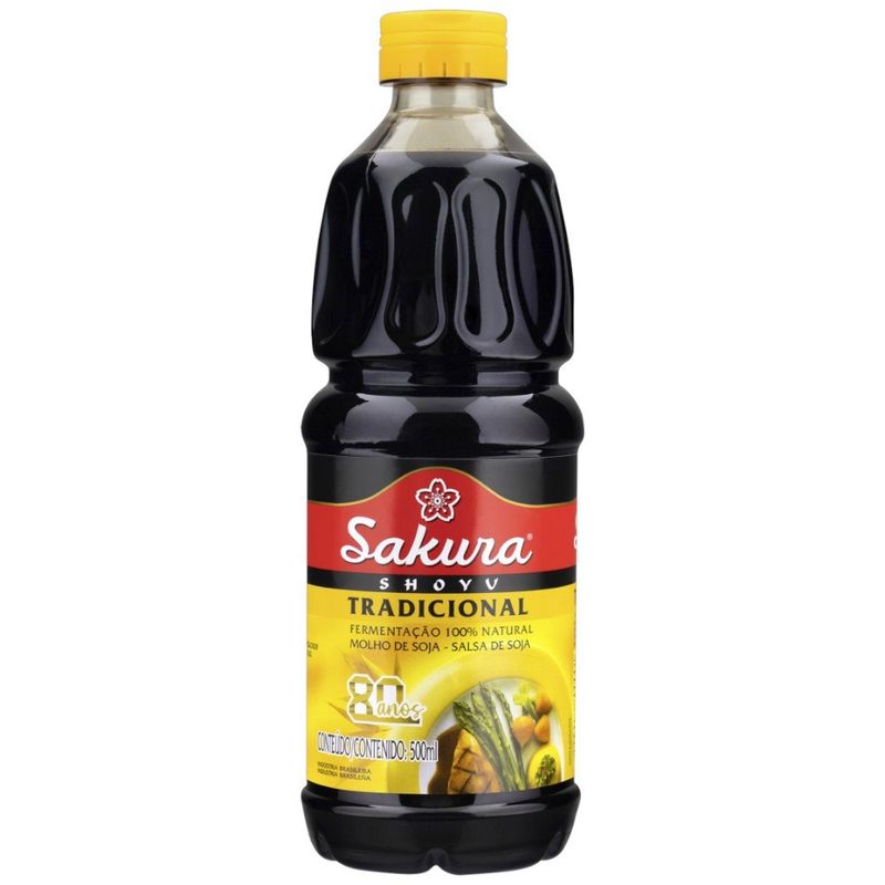 molho shoyu tradicional sakura 500ml